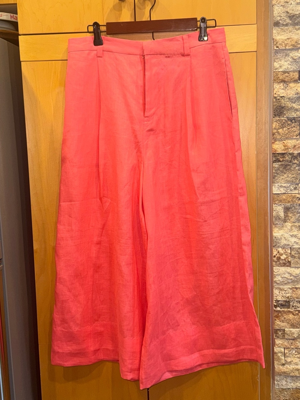 Jim Thompson Coral Linen Culottes